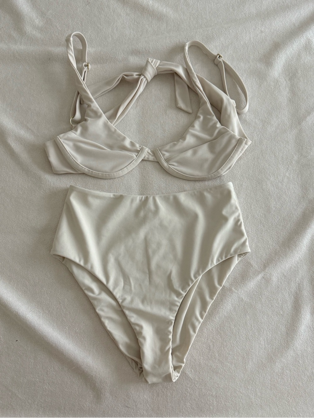 Women's High-Waist Bikini Set - white